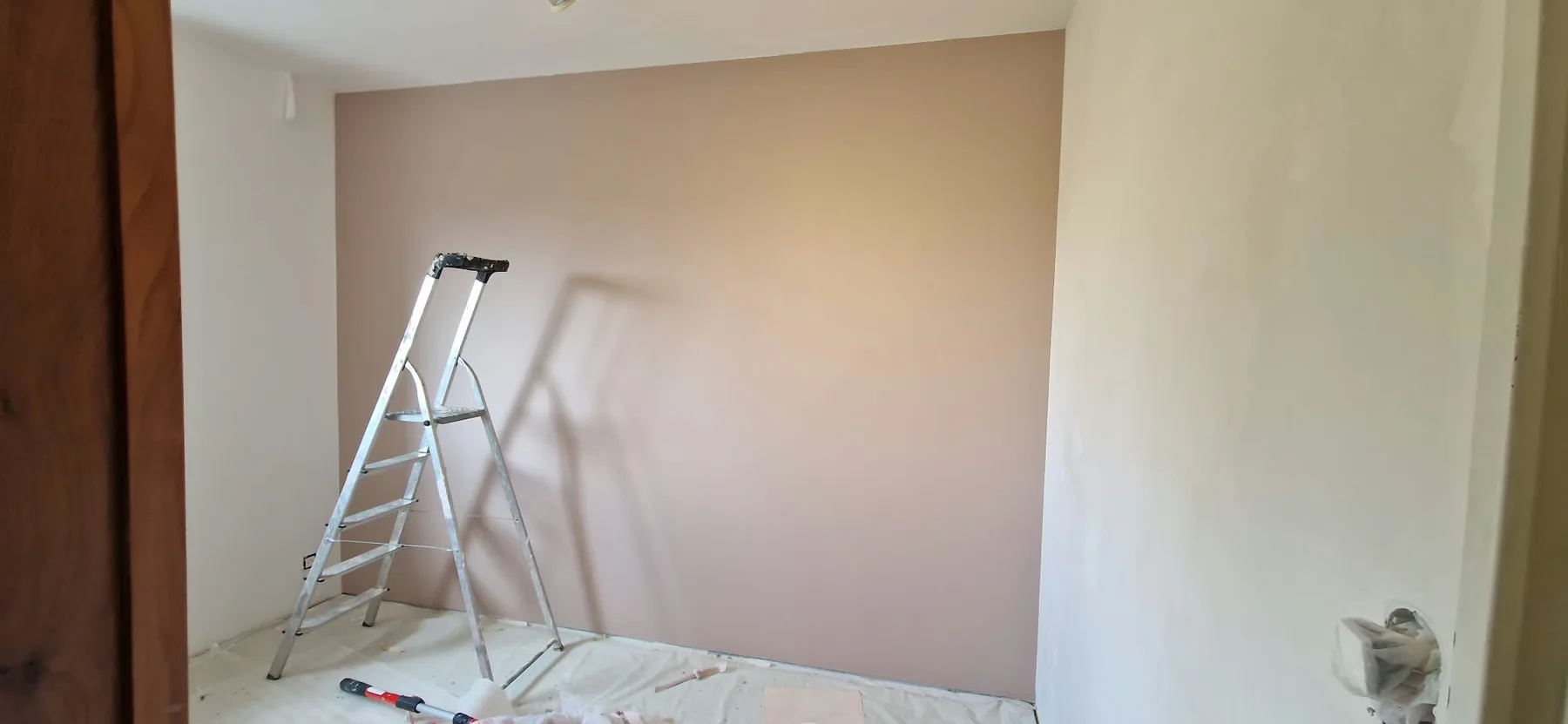 Mise en couleur d’un mur intérieur